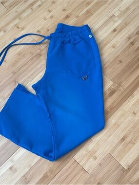 Women’s Careisma Scrub Petite Royal Blue Pants Size PM Uniform Scrubs